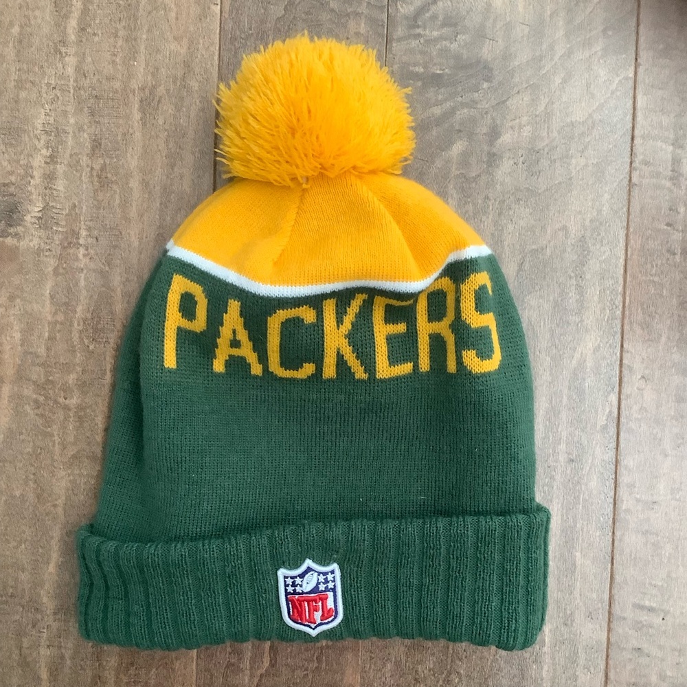 Green Bay Packers Pom Beanie